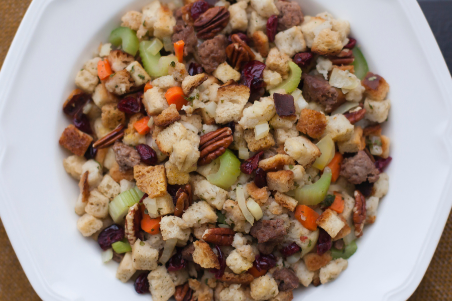 Thanksgiving Sourdough Stuffing