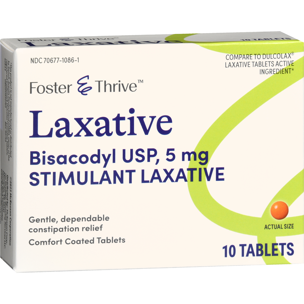 Foster & Thrive Laxative Bisacodyl USP 5 mg