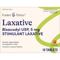 Thumbnail for Foster & Thrive Laxative Bisacodyl USP 5 mg