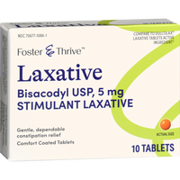 Thumbnail for Foster & Thrive Laxative Bisacodyl USP 5 mg