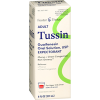 Thumbnail for Foster & Thrive Adult Tussin Guaifenesin Oral Solution