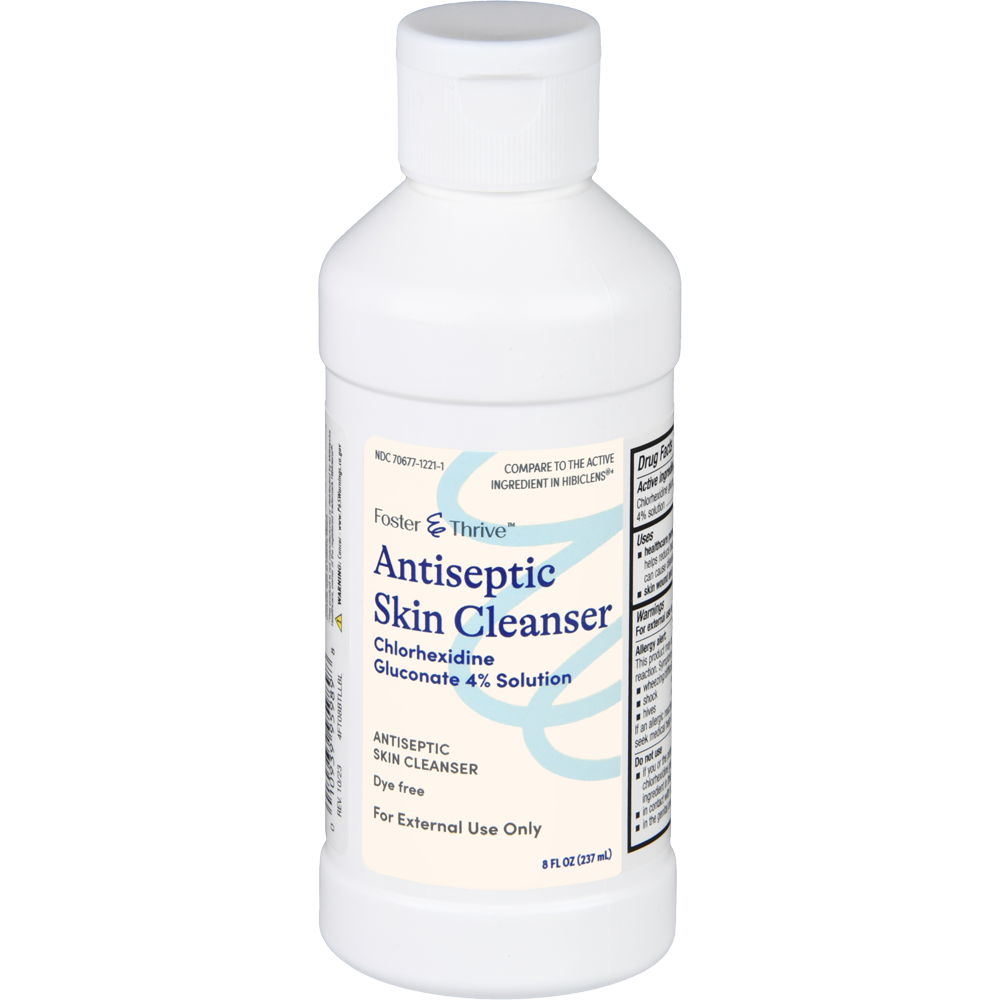 Foster & Thrive Limpiador Antiséptico para la Piel Gluconato de Clorhexidina 4%