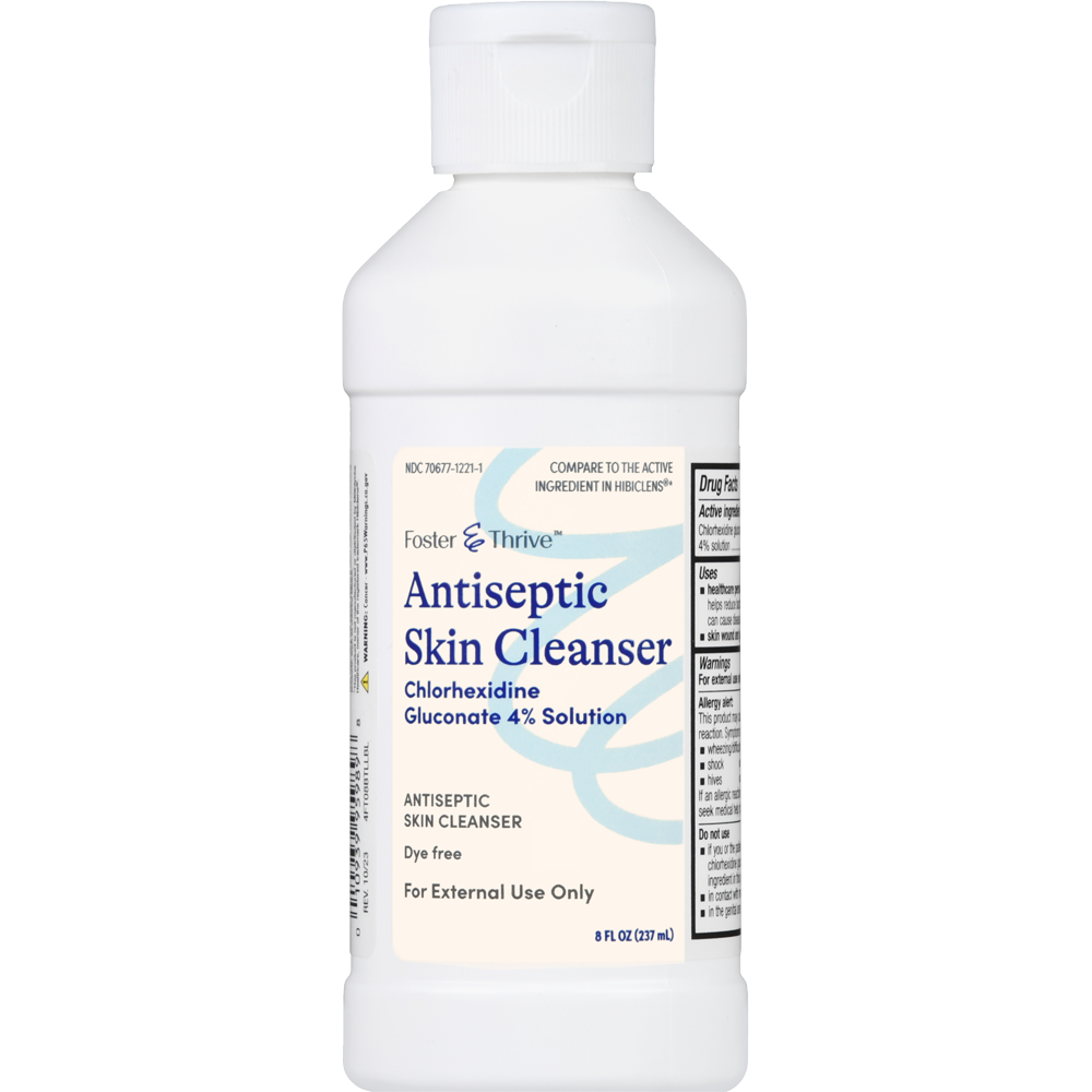 Foster & Thrive Limpiador Antiséptico para la Piel Gluconato de Clorhexidina 4%