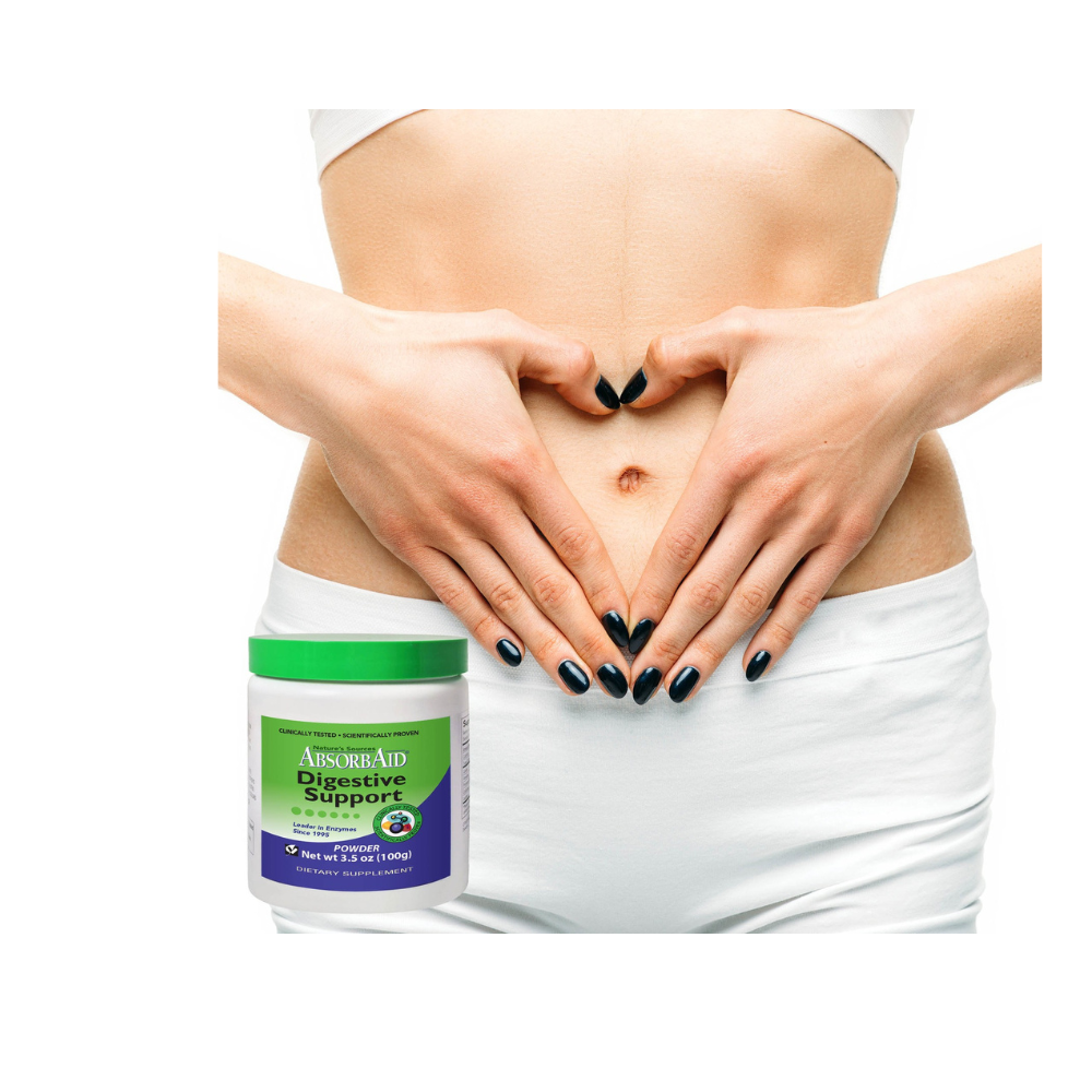 AbsorbAid Original 100g Fórmula Completa de Enzimas Digestivas en Polvo