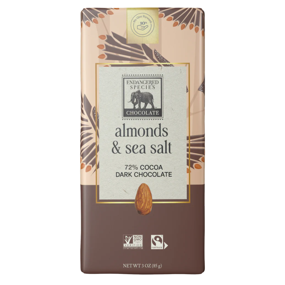 Almonds & Sea Salt + 72% dark chocolate