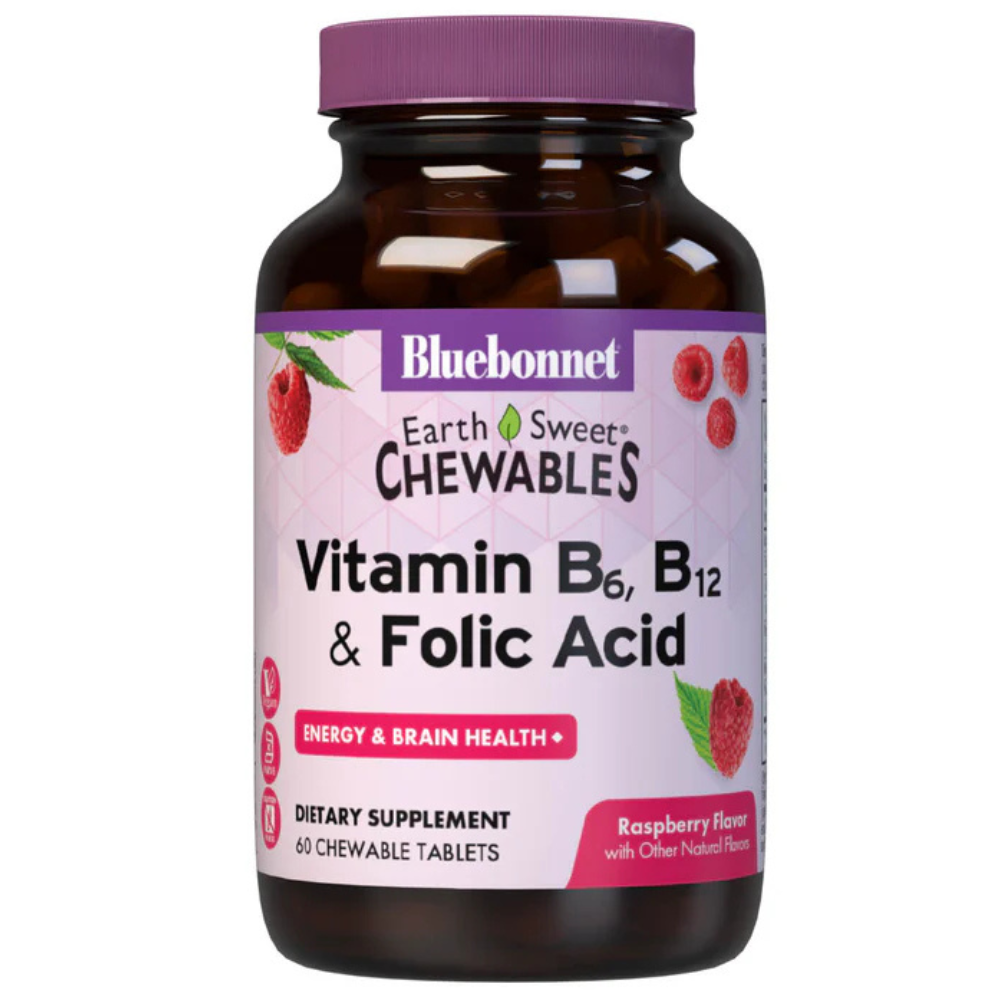 EARTHSWEET MASTICABLES VITAMINA B6, B12 Y ÁCIDO FÓLICO