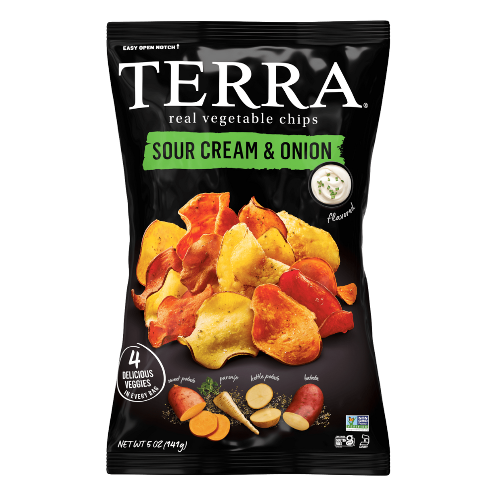 TERRA Crema Agria y Cebolla