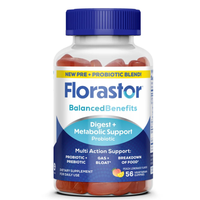 Thumbnail for Florastor Balanced Benefits Digest + Metabolic Support Probiotic Gummies