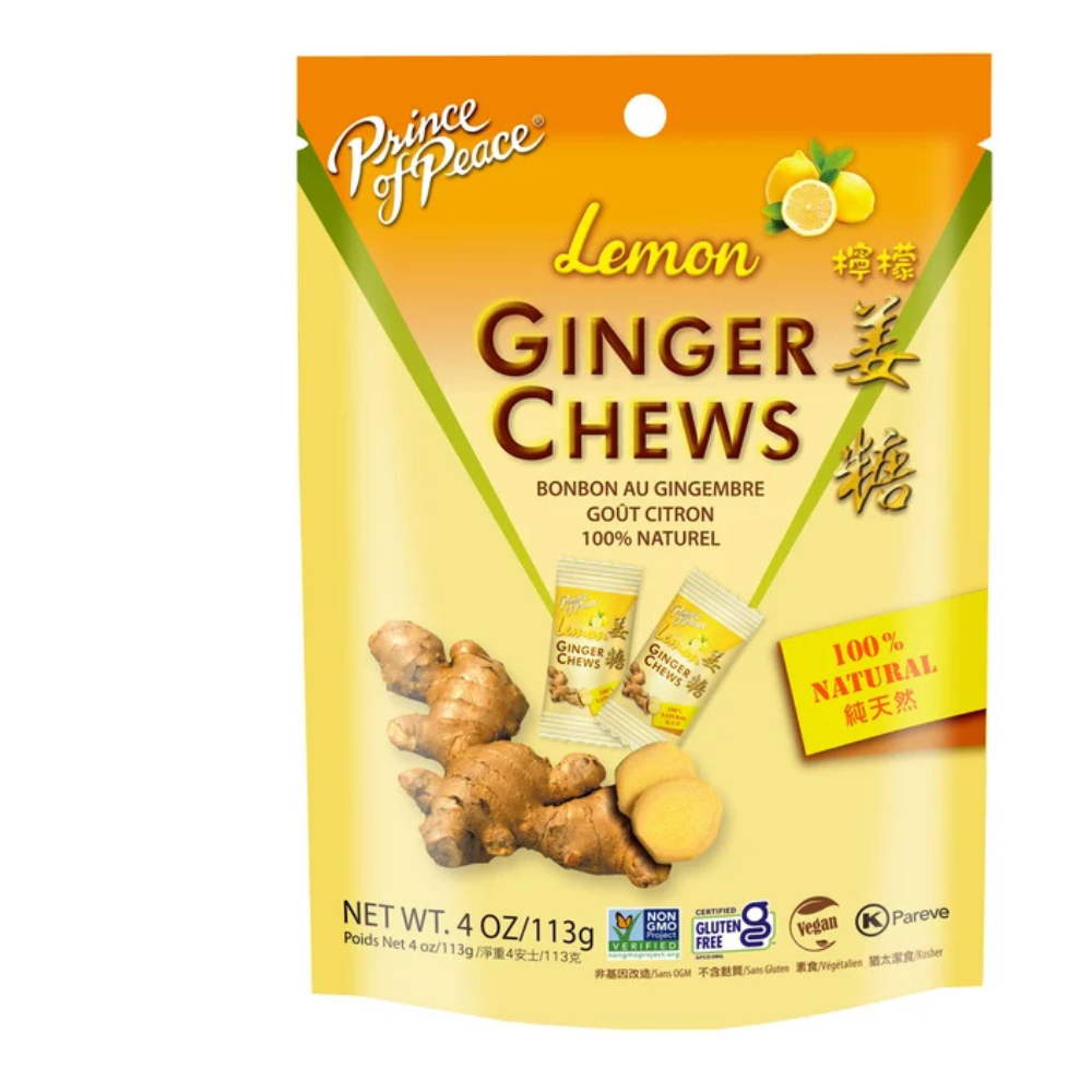 MASTICABLES DE LIMÓN Y JENGIBRE