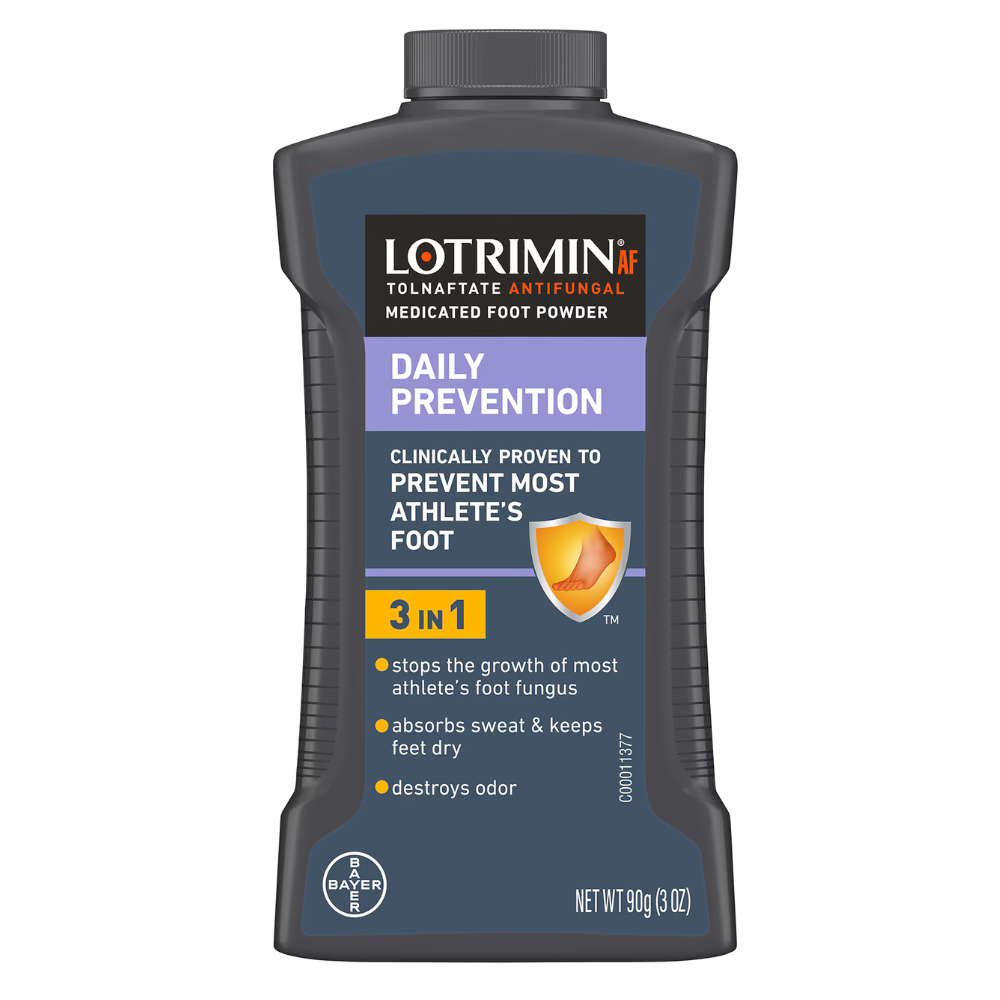 Lotrimin AF Athlete's Foot Daily Prevention Medicated Foot Powder