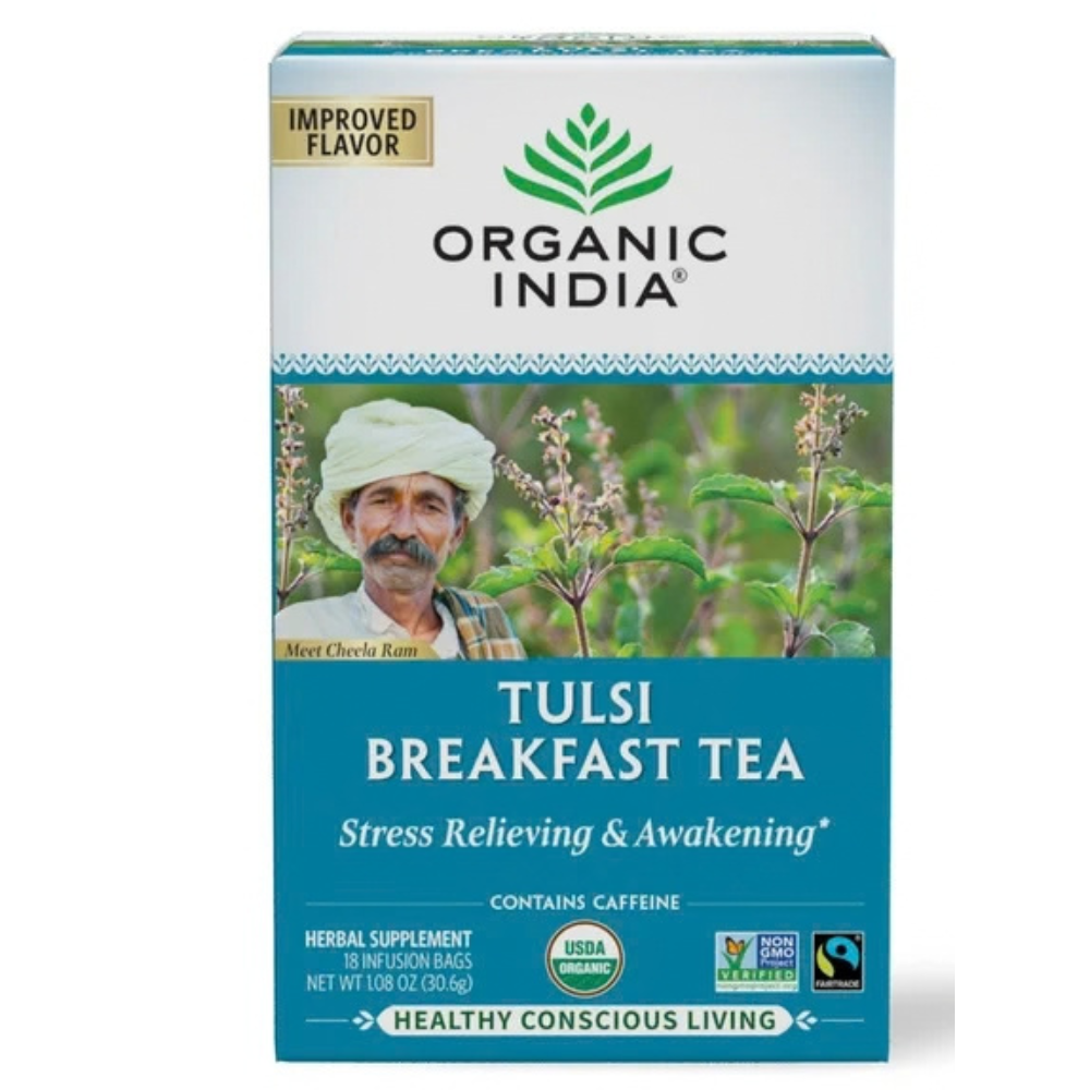 Tulsi Breakfast Tea – Black Tea with Tulsi & Bacopa