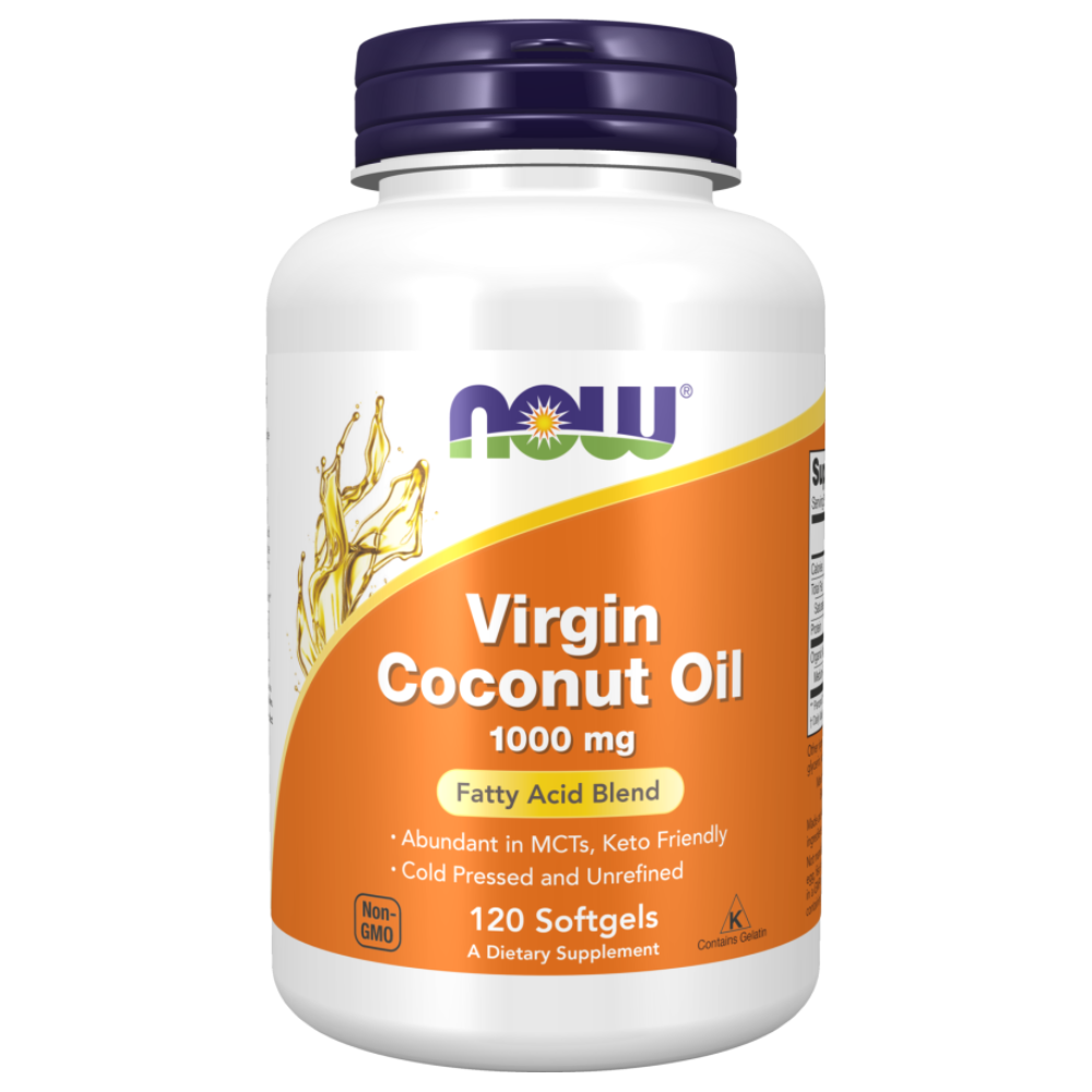 Perlas de Aceite de Coco Virgen 1000 mg