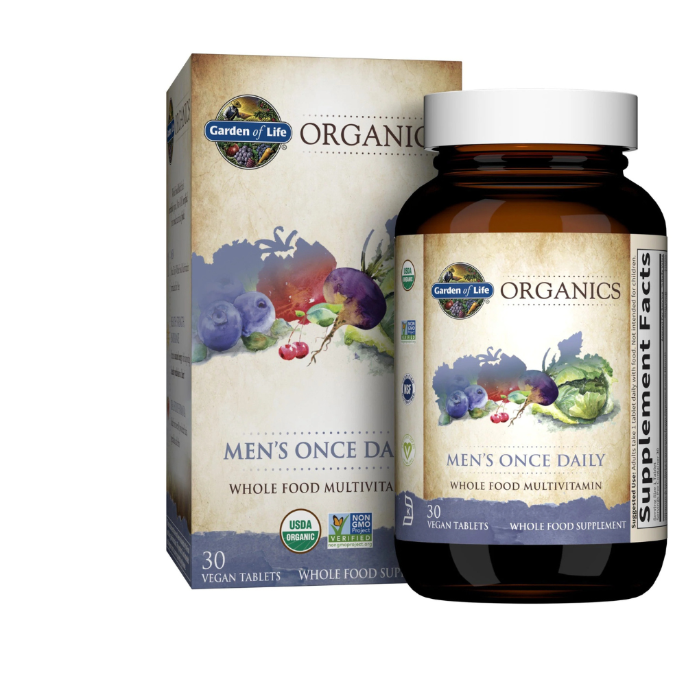 Organics Mens Once Daily Tablets