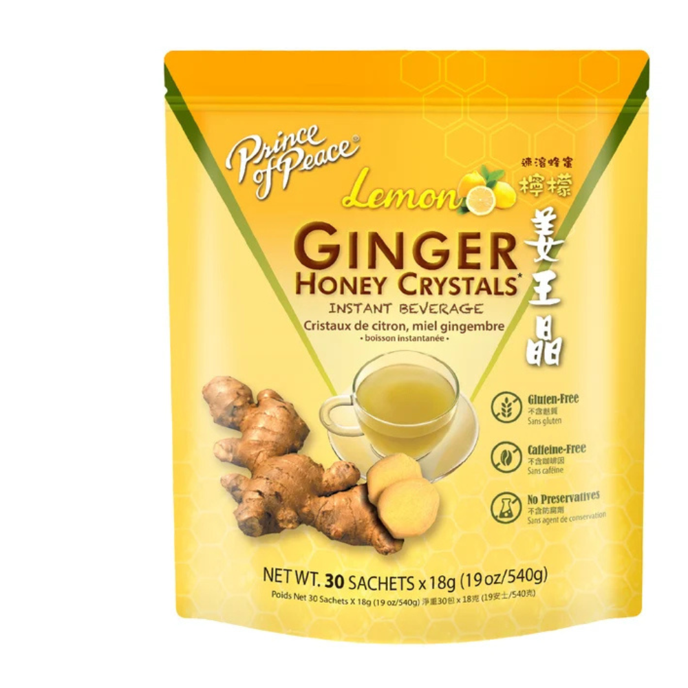 Té Instantáneo de Cristales de Jengibre y Miel con Limón