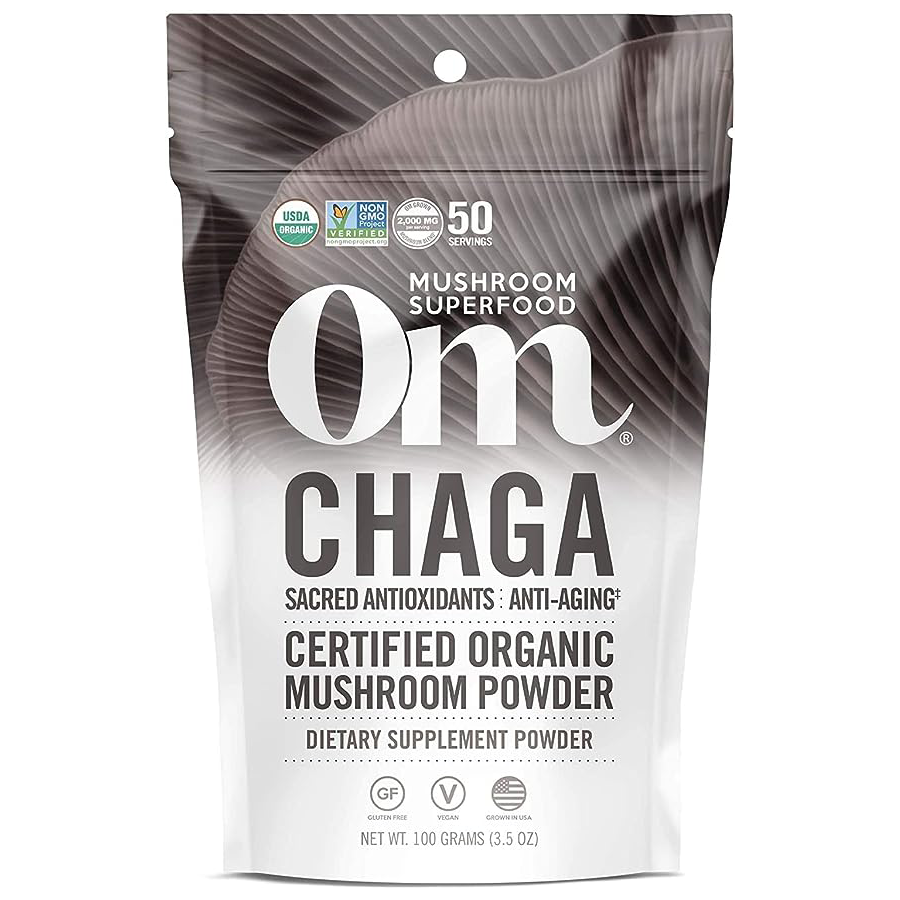 Organic Mushroom Chaga Powder - Omega Nutrition