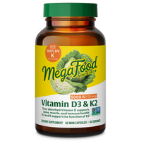 Thumbnail for Vitamin D3 5000 IU (125 mcg) plus K & K2