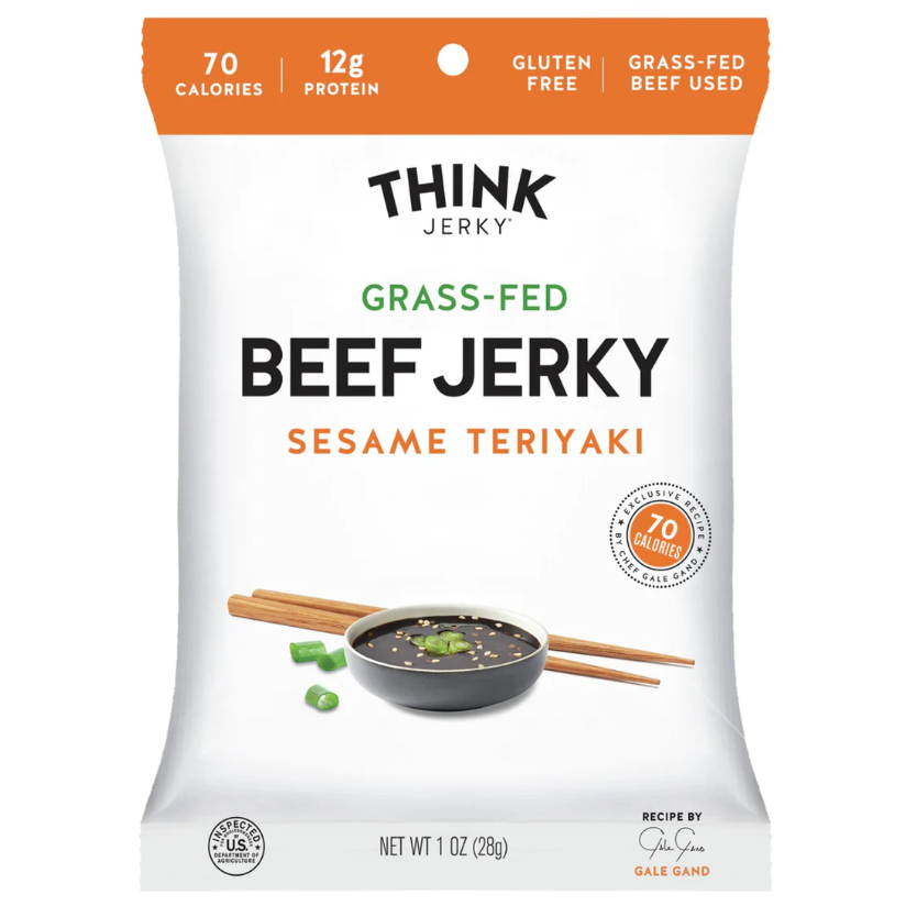 Jerky Beef Sesame Teriyaki - Think Jerky