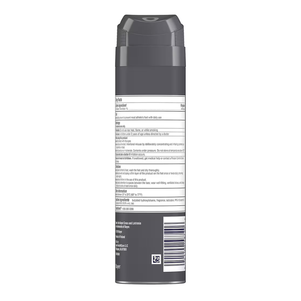 Lotrimin AF Athlete’s Foot Daily Prevention Deodorant Powder Spray