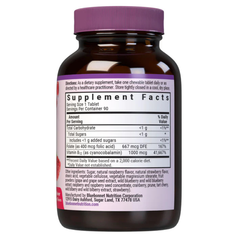 GOMITAS MASTICABLES EARTHSWEET VITAMINA B12 Y ÁCIDO FÓLICO