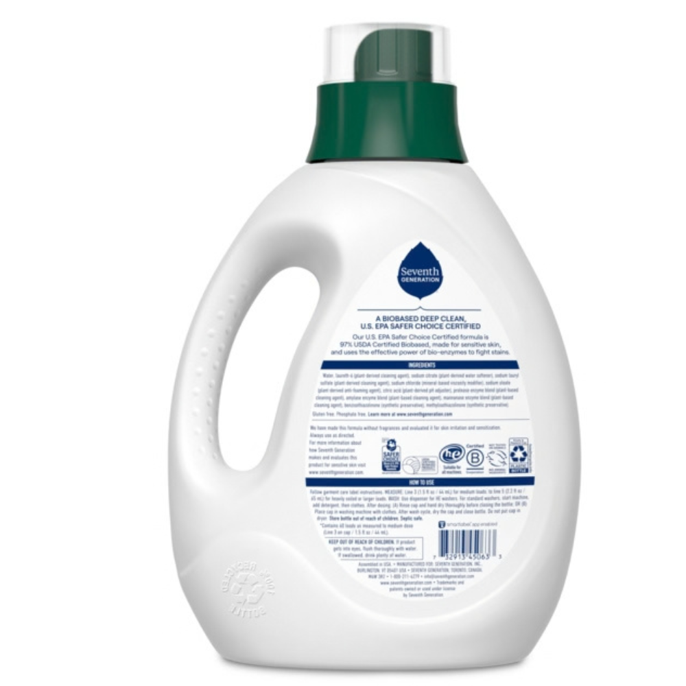 DETERGENTE PARA ROPA SIN PERFUME NI COLORANTES