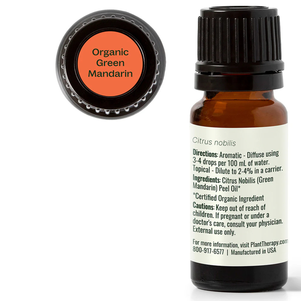 Aceite esencial de mandarina verde orgánico