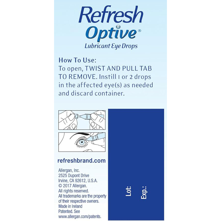 Refresh Optive Lubricant Eye Drops - Refresh