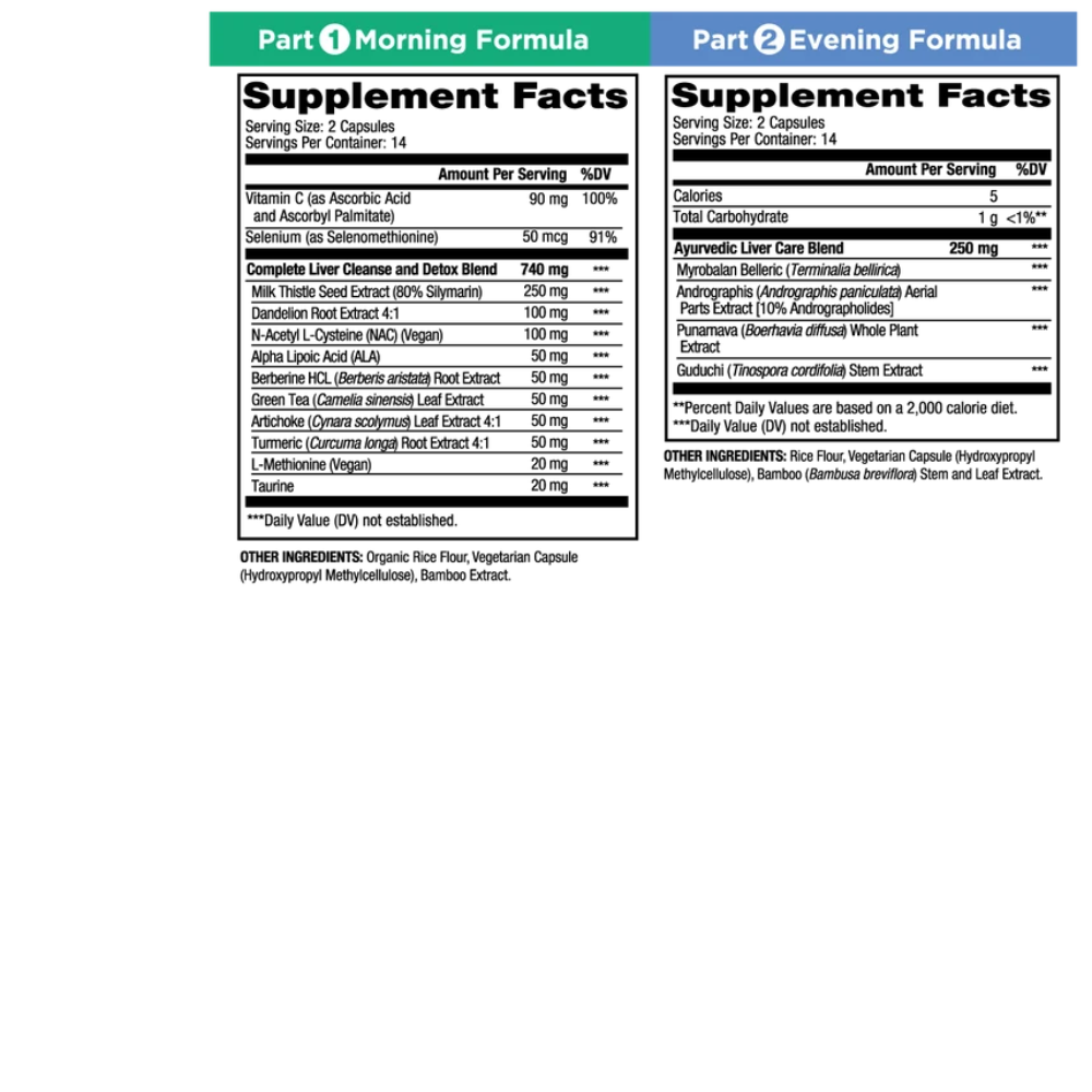 Vital LiverPURE 2-Part, 14-Day Kit