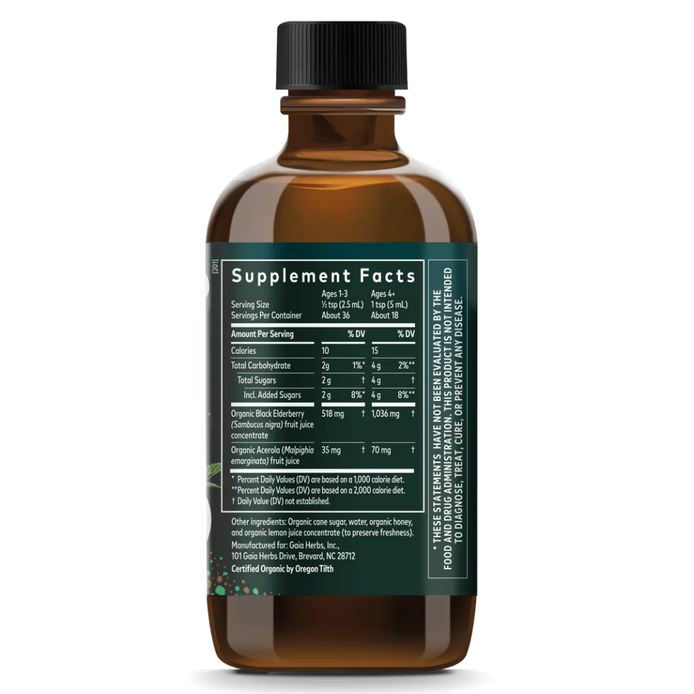 Black Elderberry Syrup Kids Daily