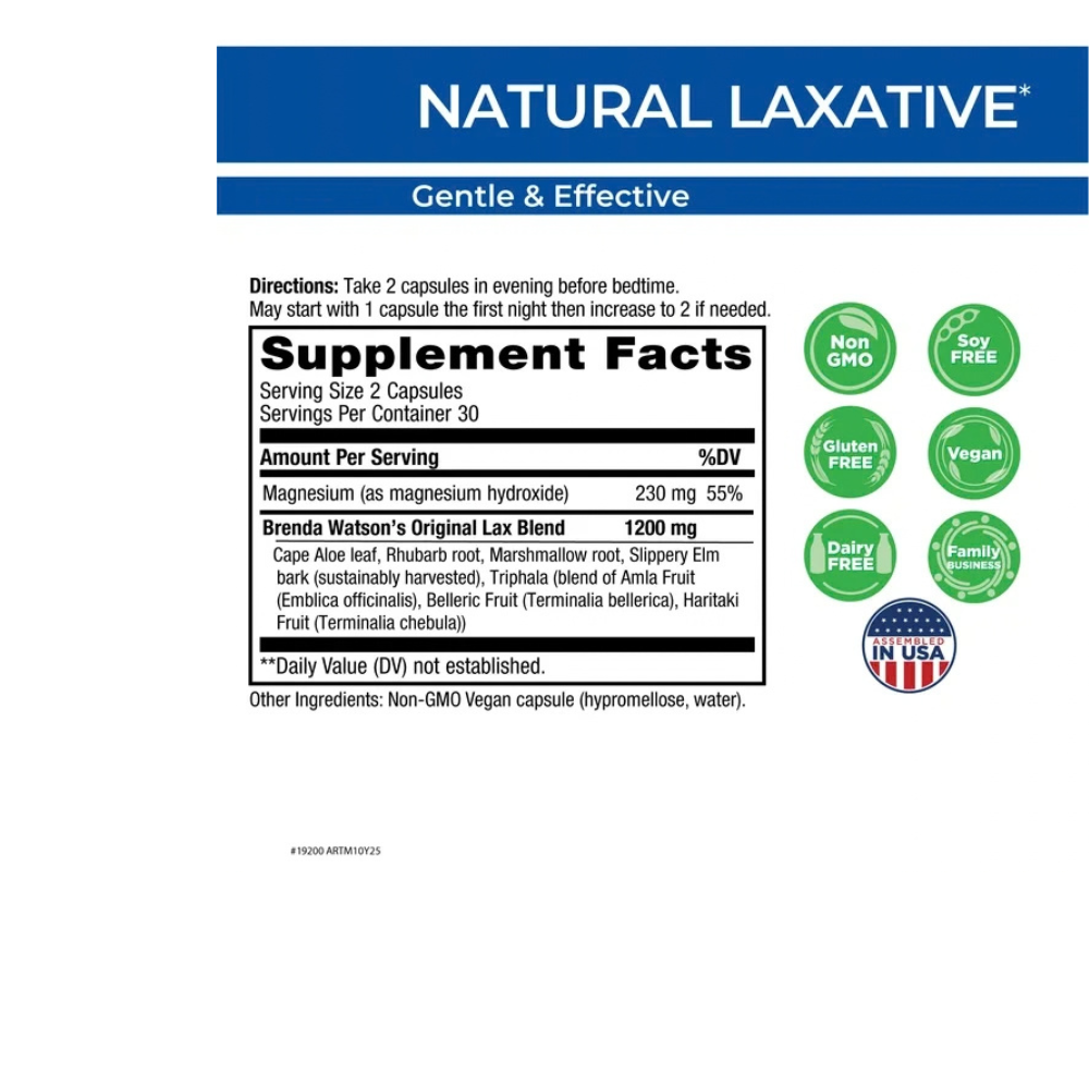 Vital Lax Natural Laxative - Capsules