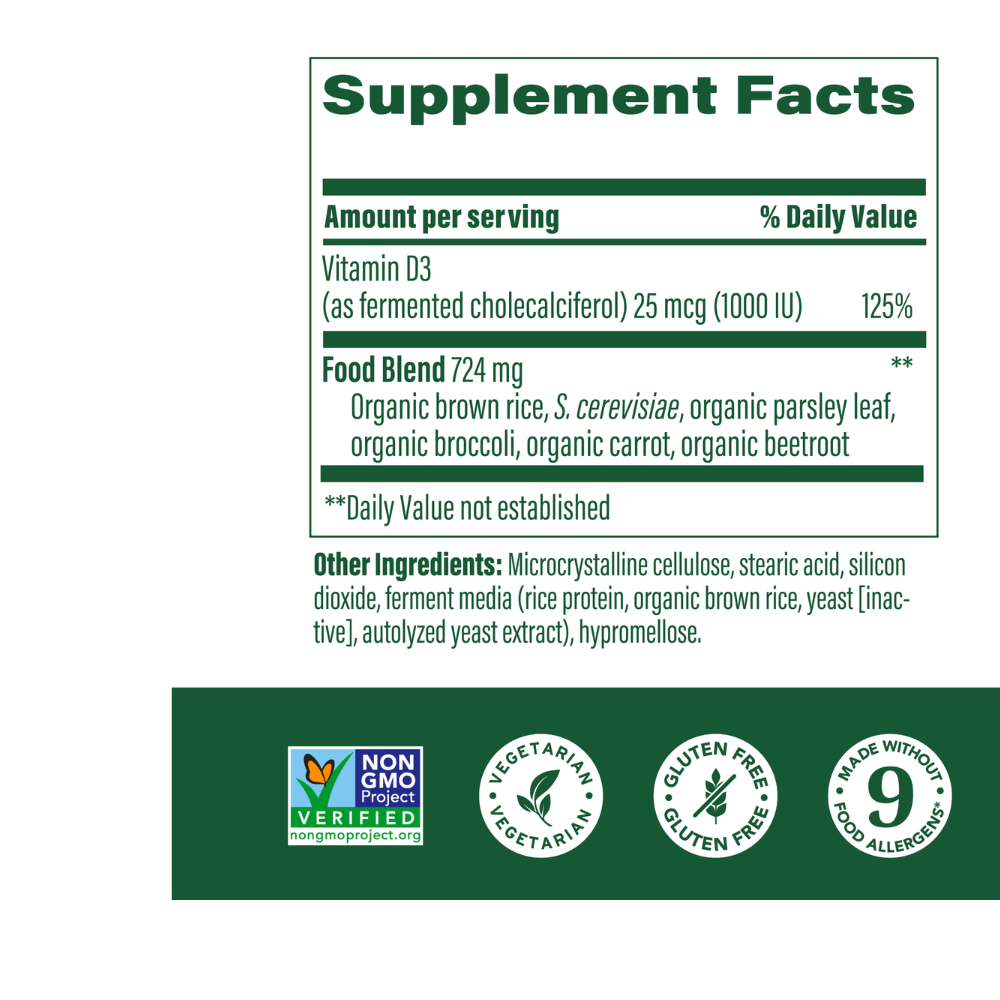 Vitamin D3 1000 IU (25 mcg)