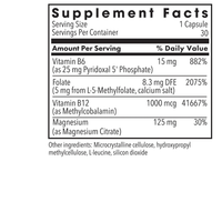 Thumbnail for MethylPro L-Methylfolate 5 mg + Cofactors