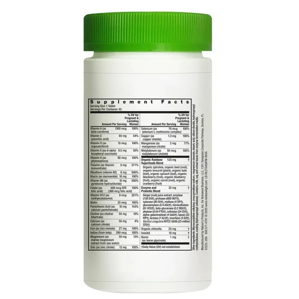 Rainbow Light Prenatal Multivitamin Tablets