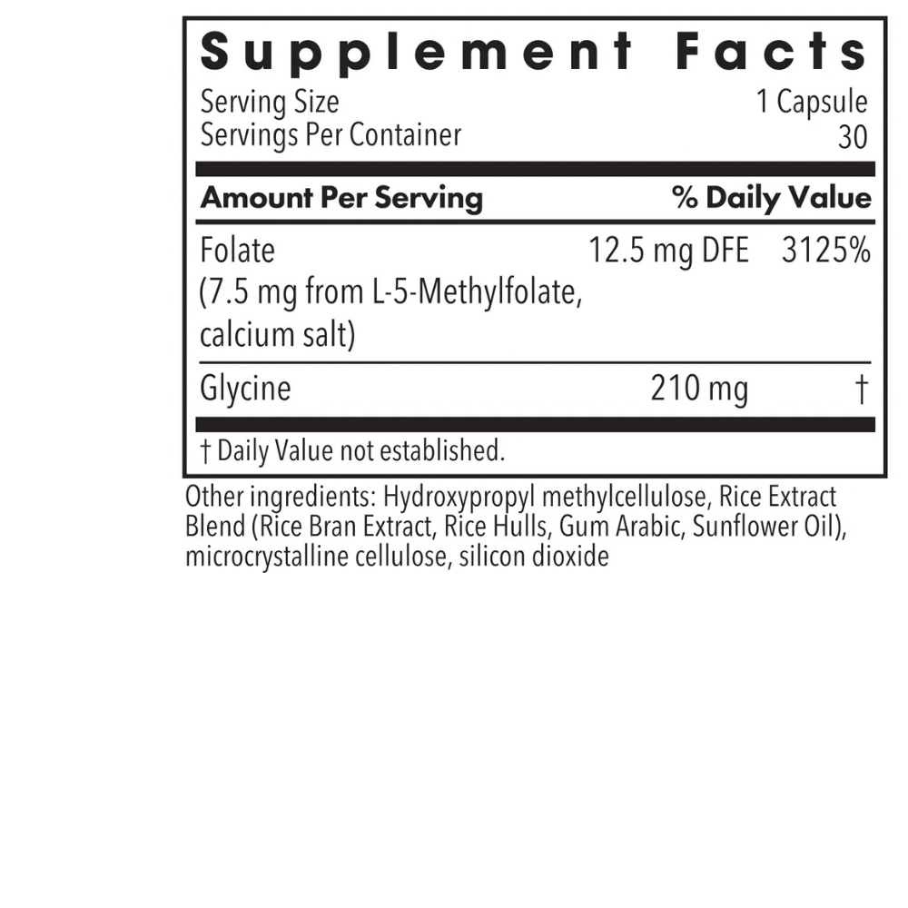 MethylPro L-Methylfolate 7.5 mg