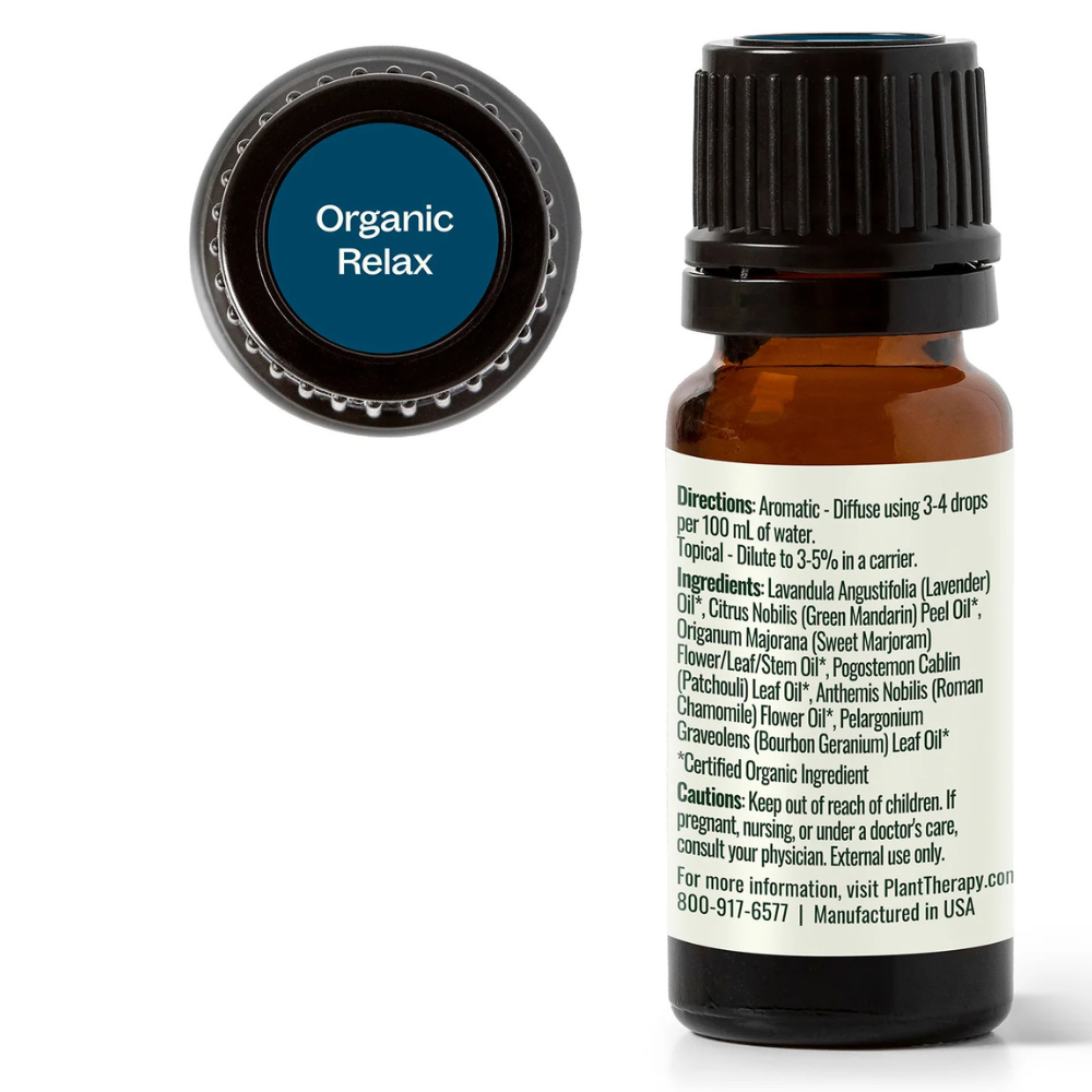 Mezcla de Aceites Esenciales Orgánicos para Relajación