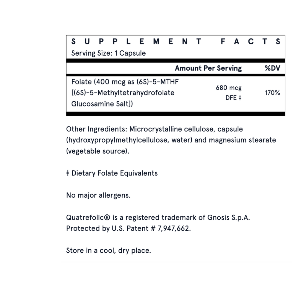 Metilfolato - 400mcg