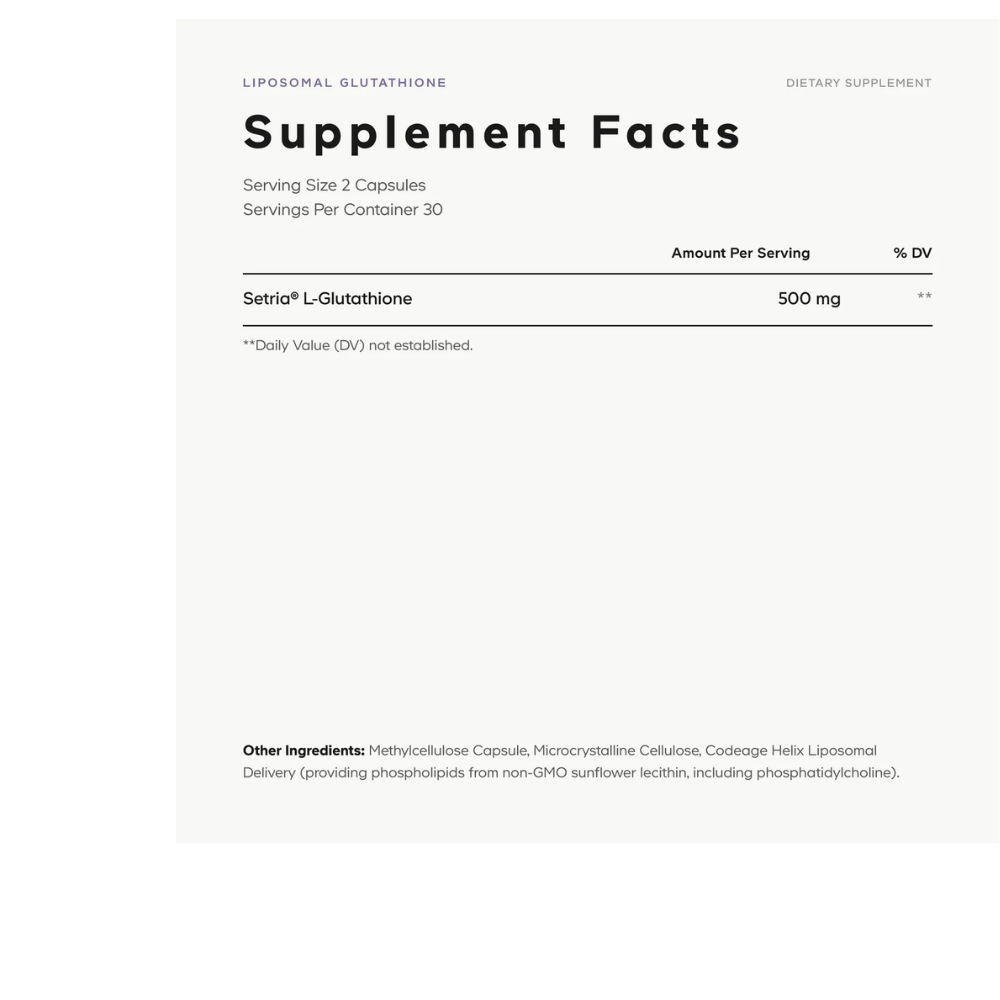 Liposomal Glutathione