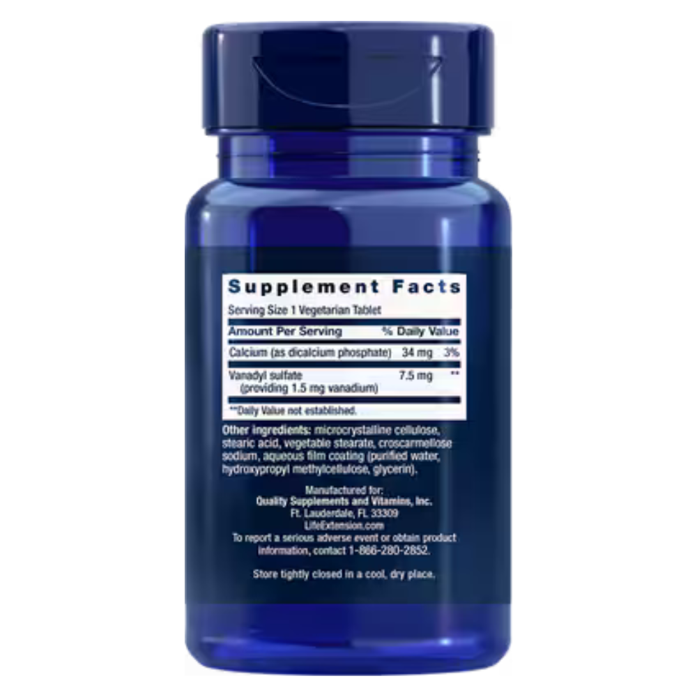 SULFATO DE VANADILO 7.5 MG