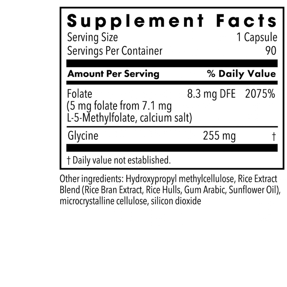 Metabolic Maintenance L-Methylfolate 5 mg