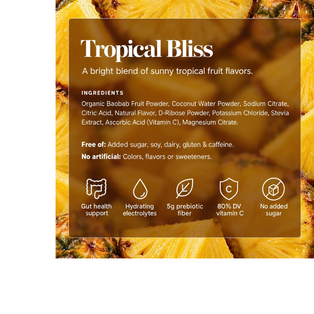 GUT HEALTH + HYDRATION TROPICAL BLISS