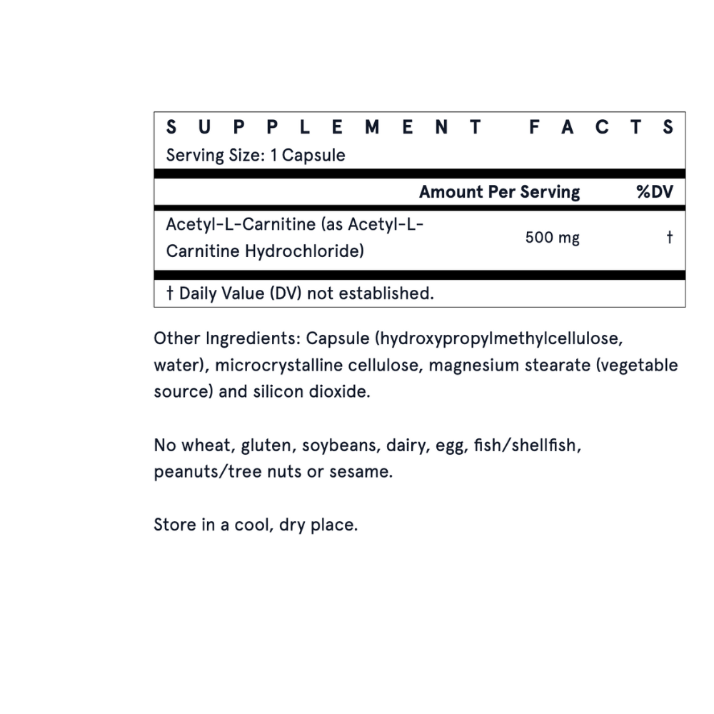 Acetil L-Carnitina 500 mg