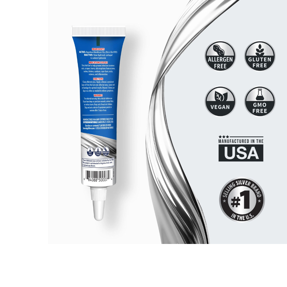 Gel para primeros auxilios