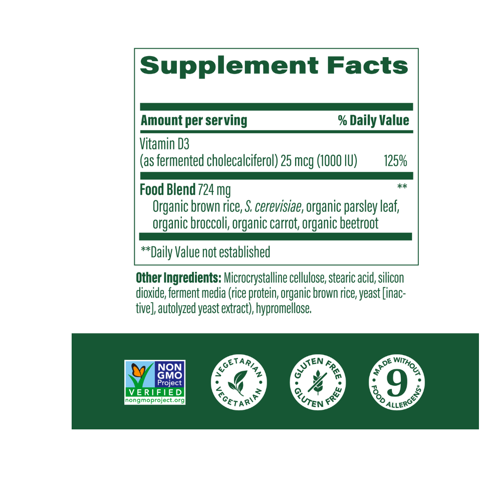 Vitamin D3 1000 IU (25 mcg)