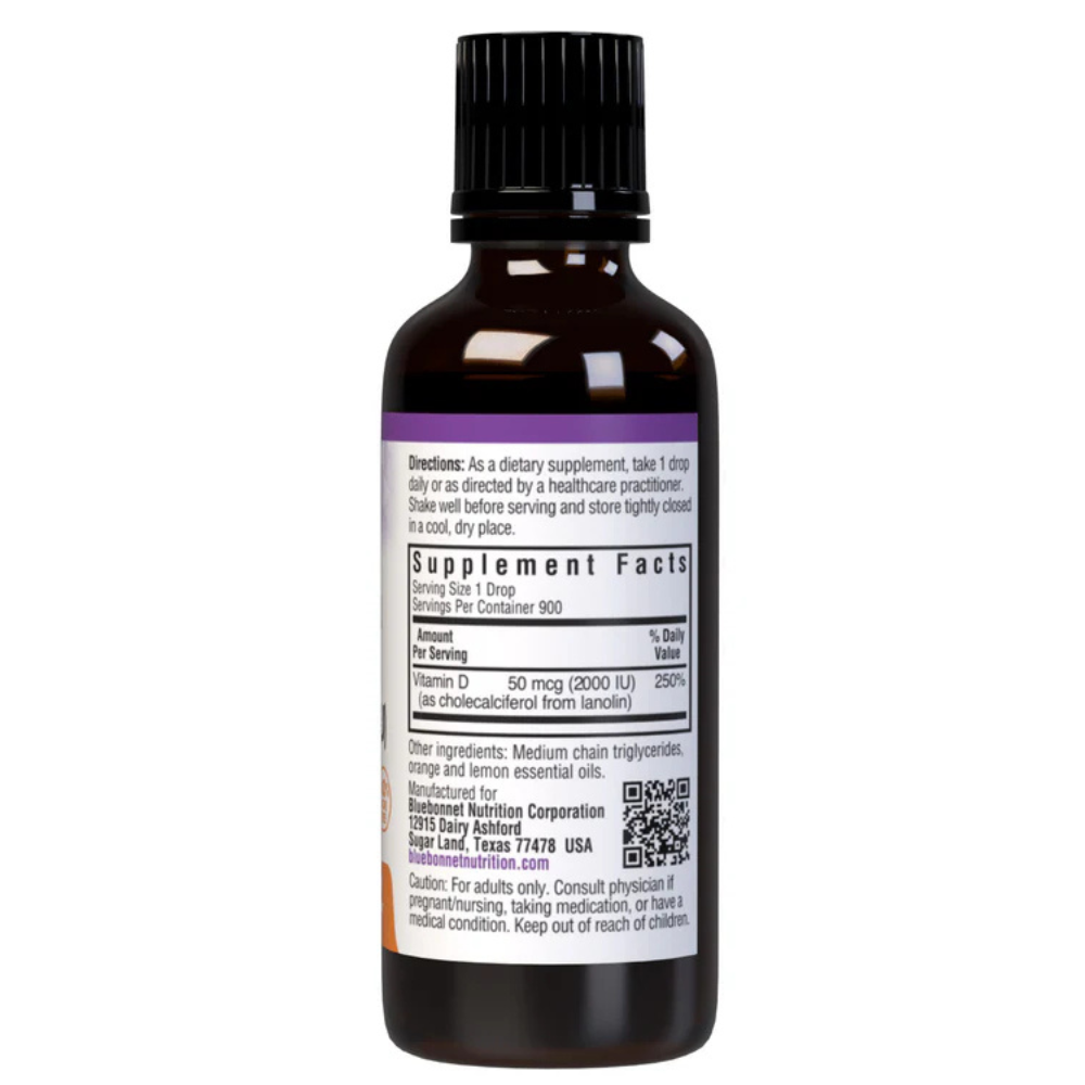 LIQUID VITAMIN D3 DROPS 50 mcg (2000 IU)