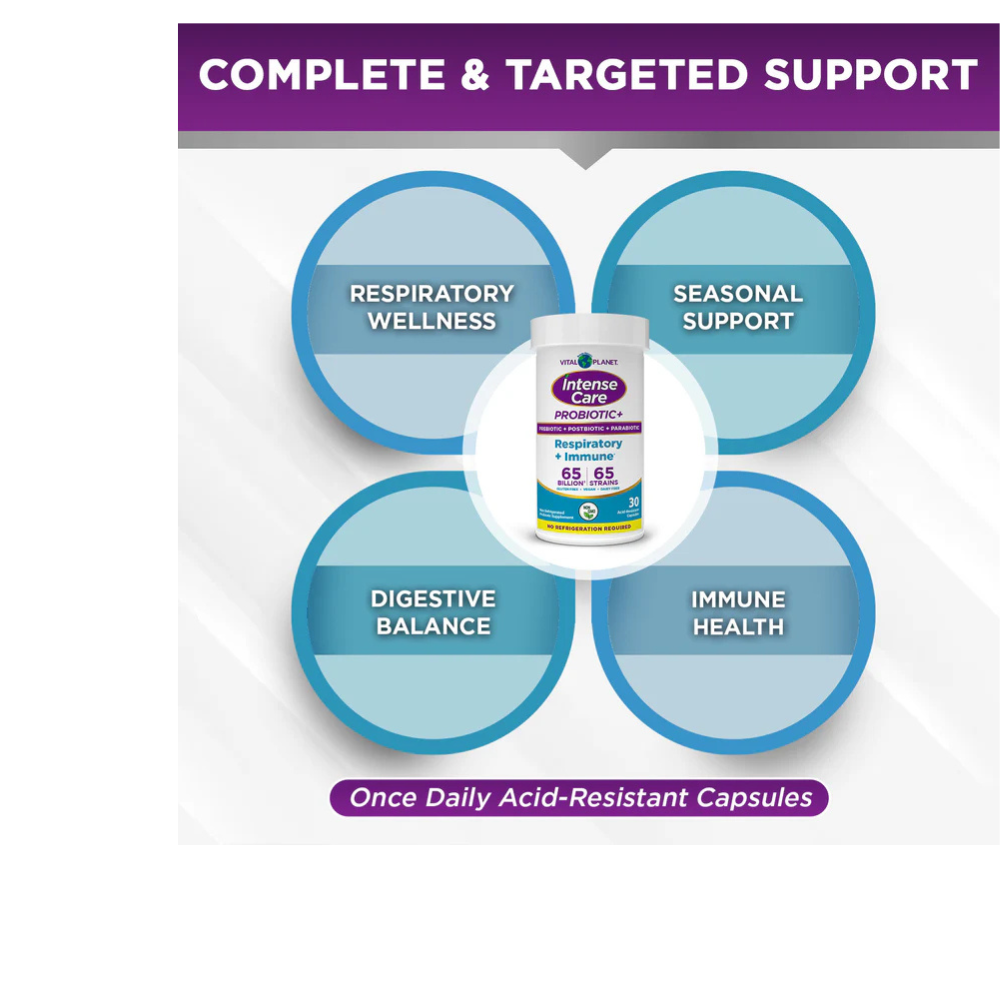 INTENSE CARE RESPIRATORY + IMMUNE PROBIOTIC