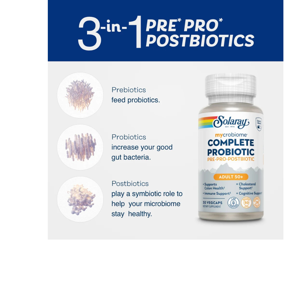 MYCROBIOME COMPLETE PROBIOTIC ADULT 50+