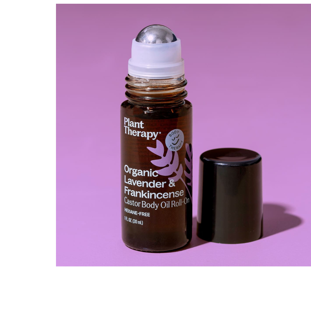 Roll-On de Aceite Corporal de Ricino con Lavanda Orgánica e Incienso