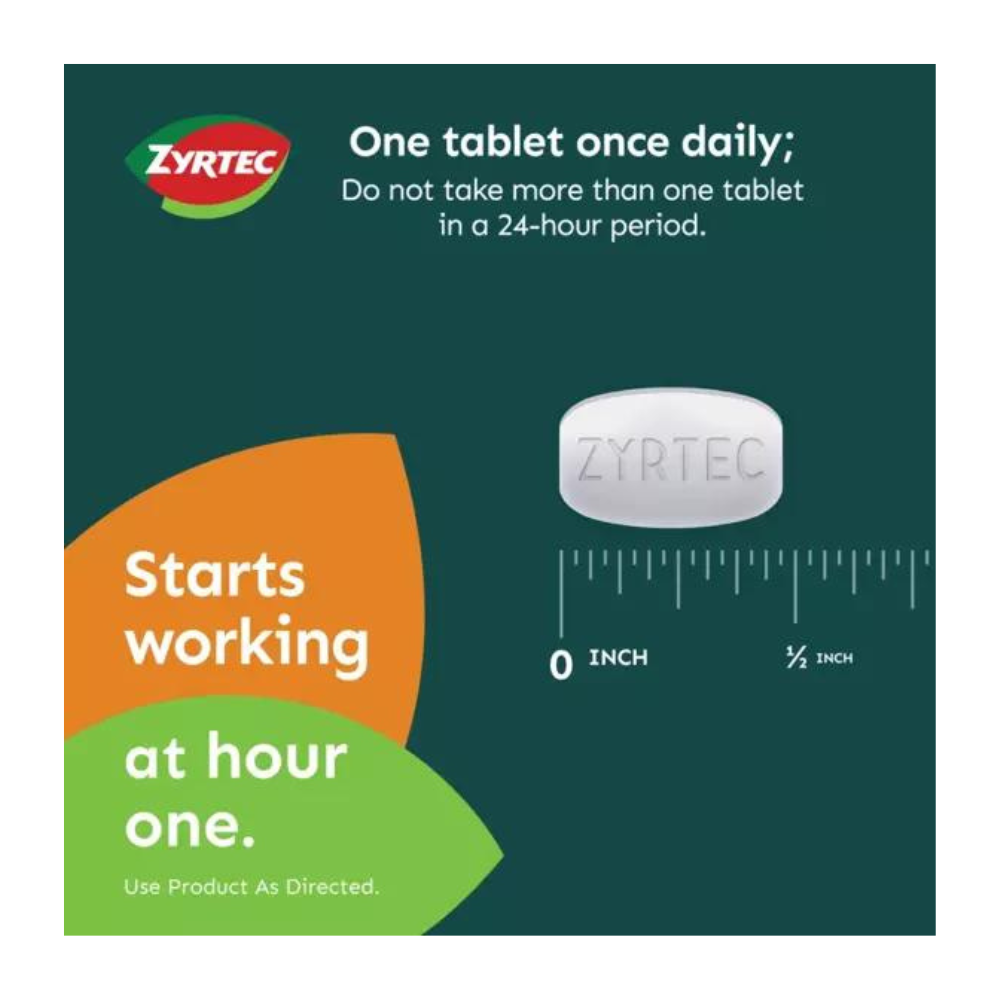 ZYRTEC ALERGIA 24H 10MG