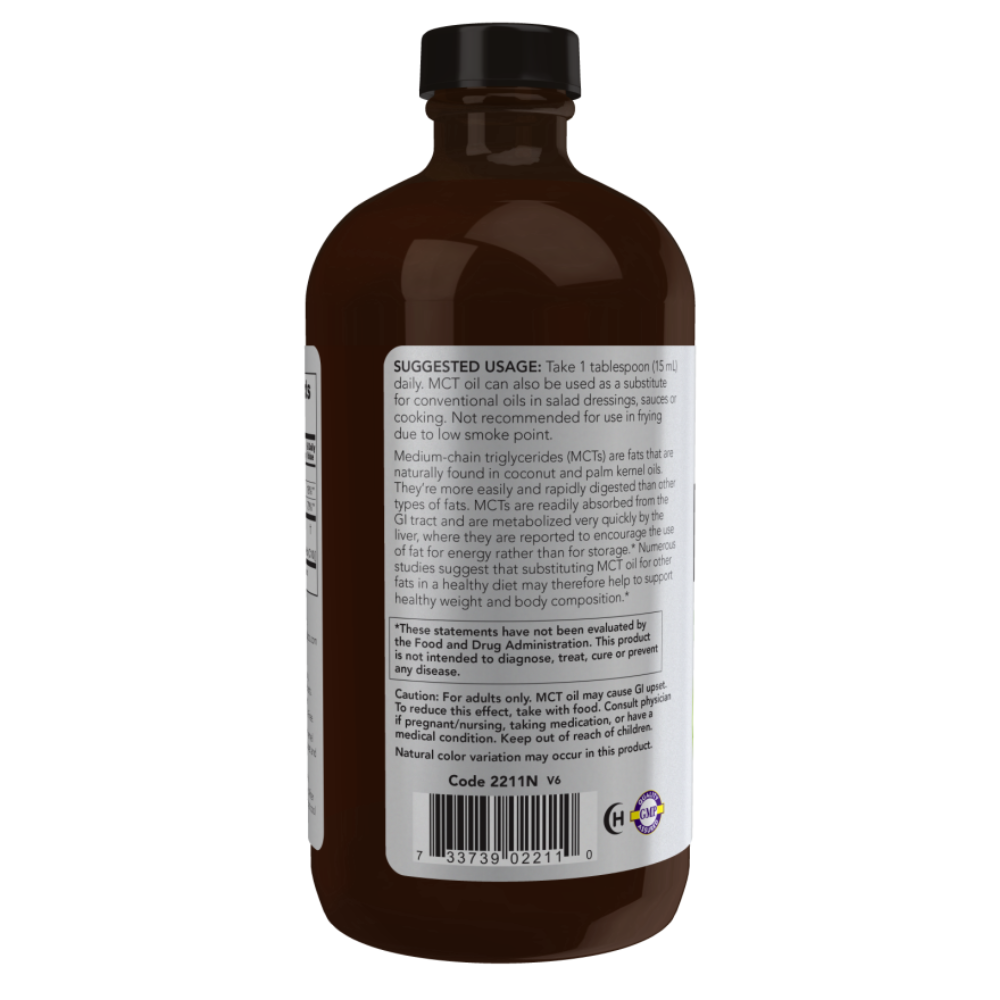 Aceite MCT Líquido en Botella de Vidrio