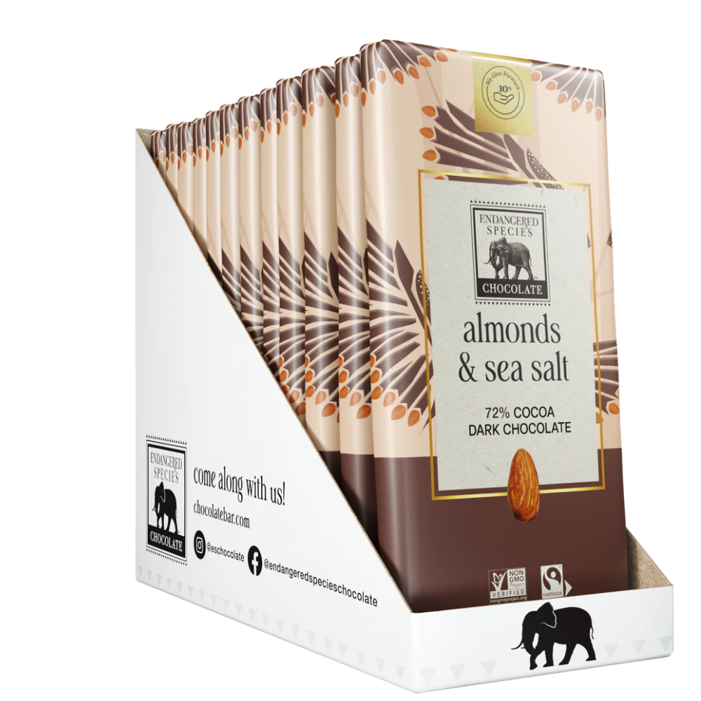 Almonds & Sea Salt + 72% dark chocolate