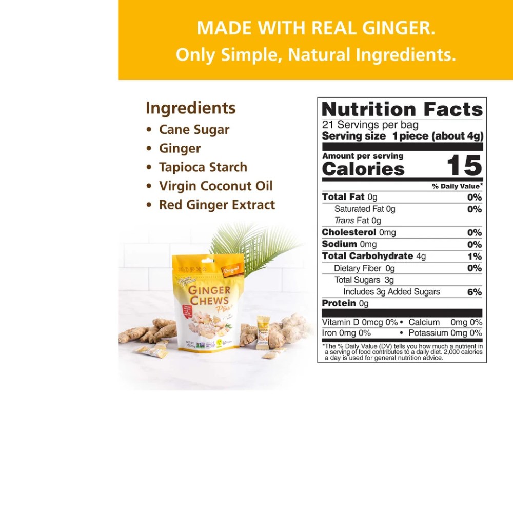 MASTICABLES DE JENGIBRE ORIGINAL PLUS